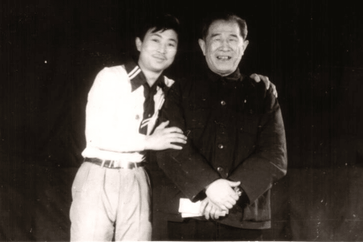 Grandmaster Li Tai Liang with His Teacher Professor Zhang Wenguang of Beijing Sport University